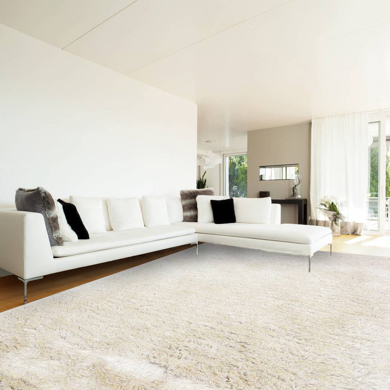 Wohnzimmer - Weiße Teppiche