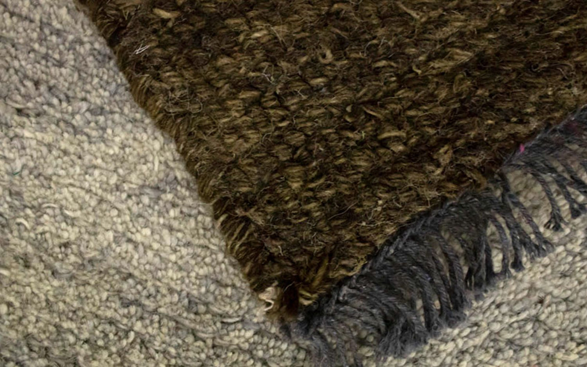 Nepal Teppich 140 x 70 cm - beige