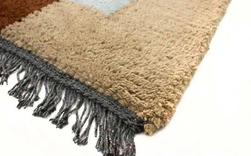 Nepal Teppich 140 x 70 cm - mehrfarbig