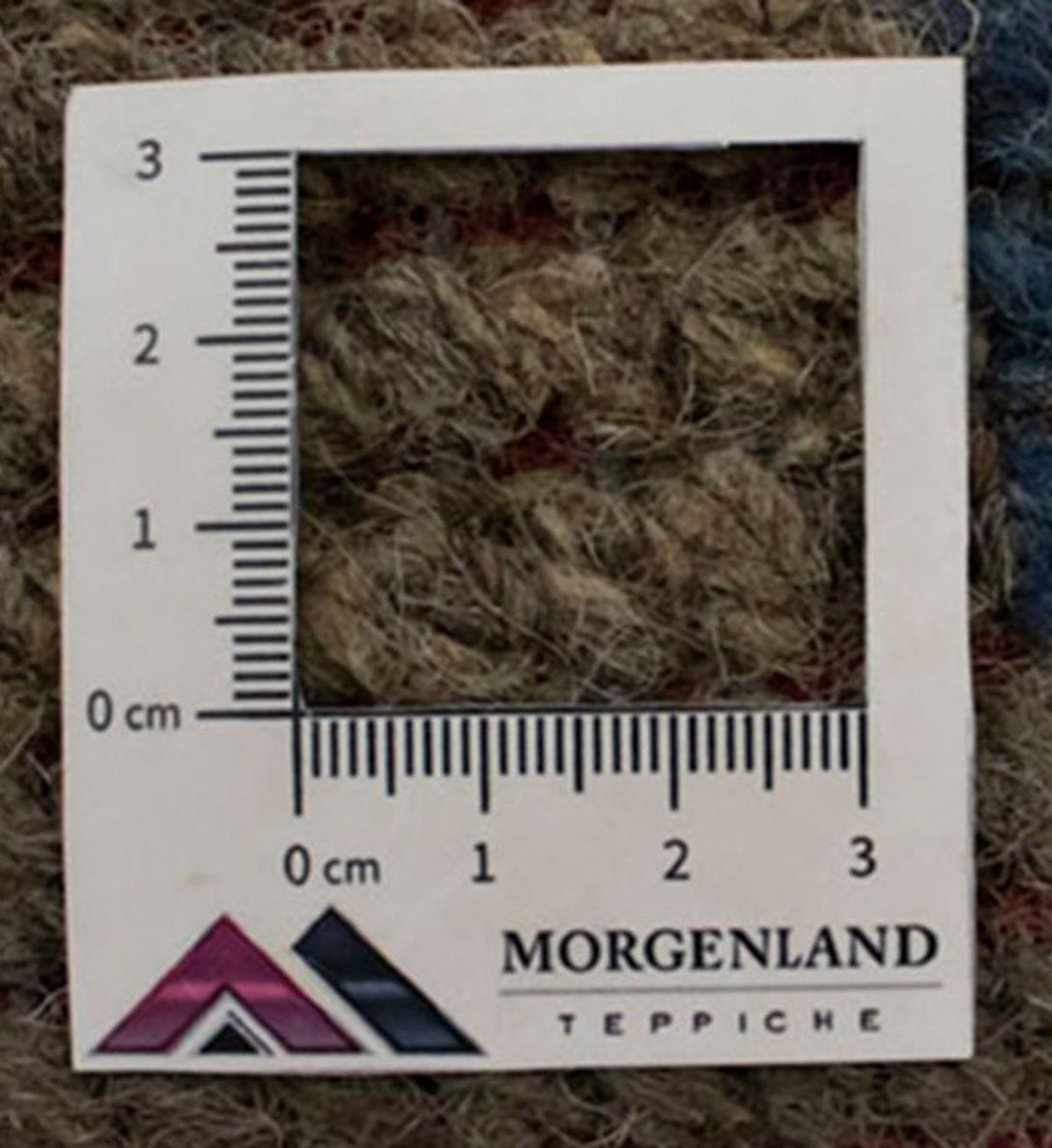 Nepal Teppich 140 x 70 cm - grau