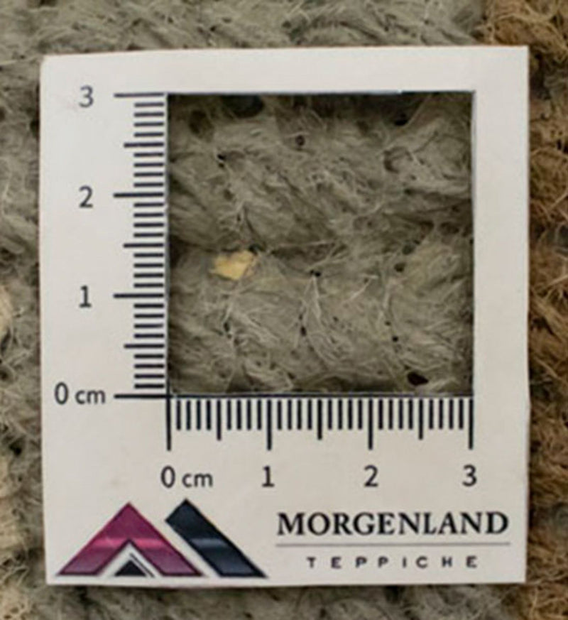 Nepal Teppich 140 x 70 cm - grau