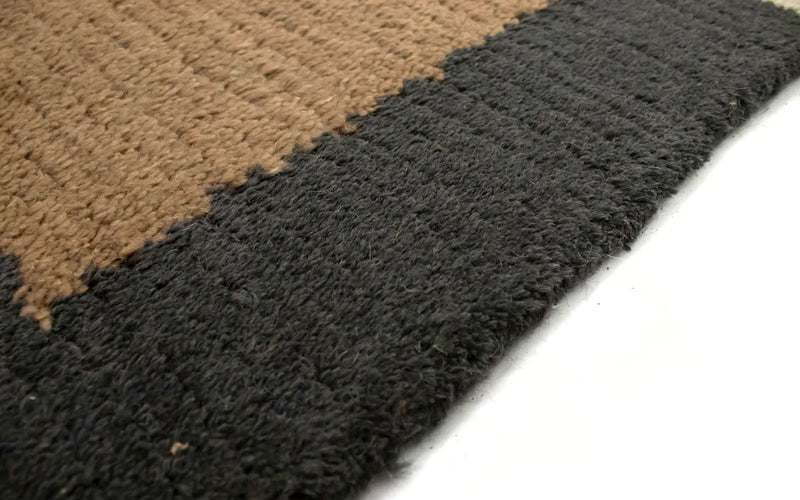 Nepal Teppich 140 x 70 cm - braun