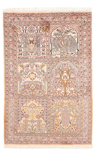 Seta del Kashmir Tappeto 79x119cm - Tappeto orientale