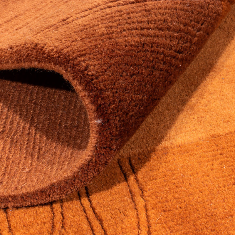 Nepal Teppich - Royal quadratisch  - 205 x 203 cm - braun