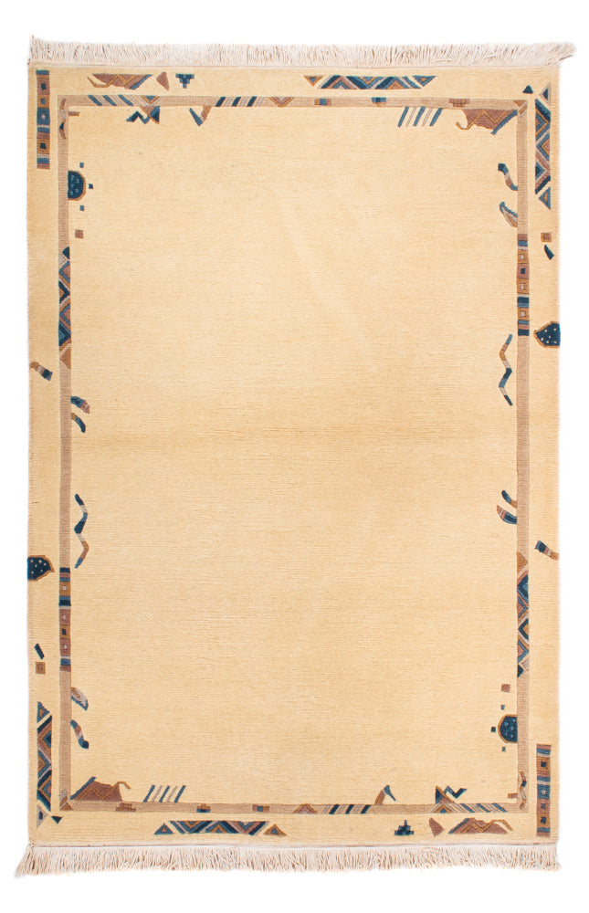 Nepal Teppich - 183 x 123 cm - beige