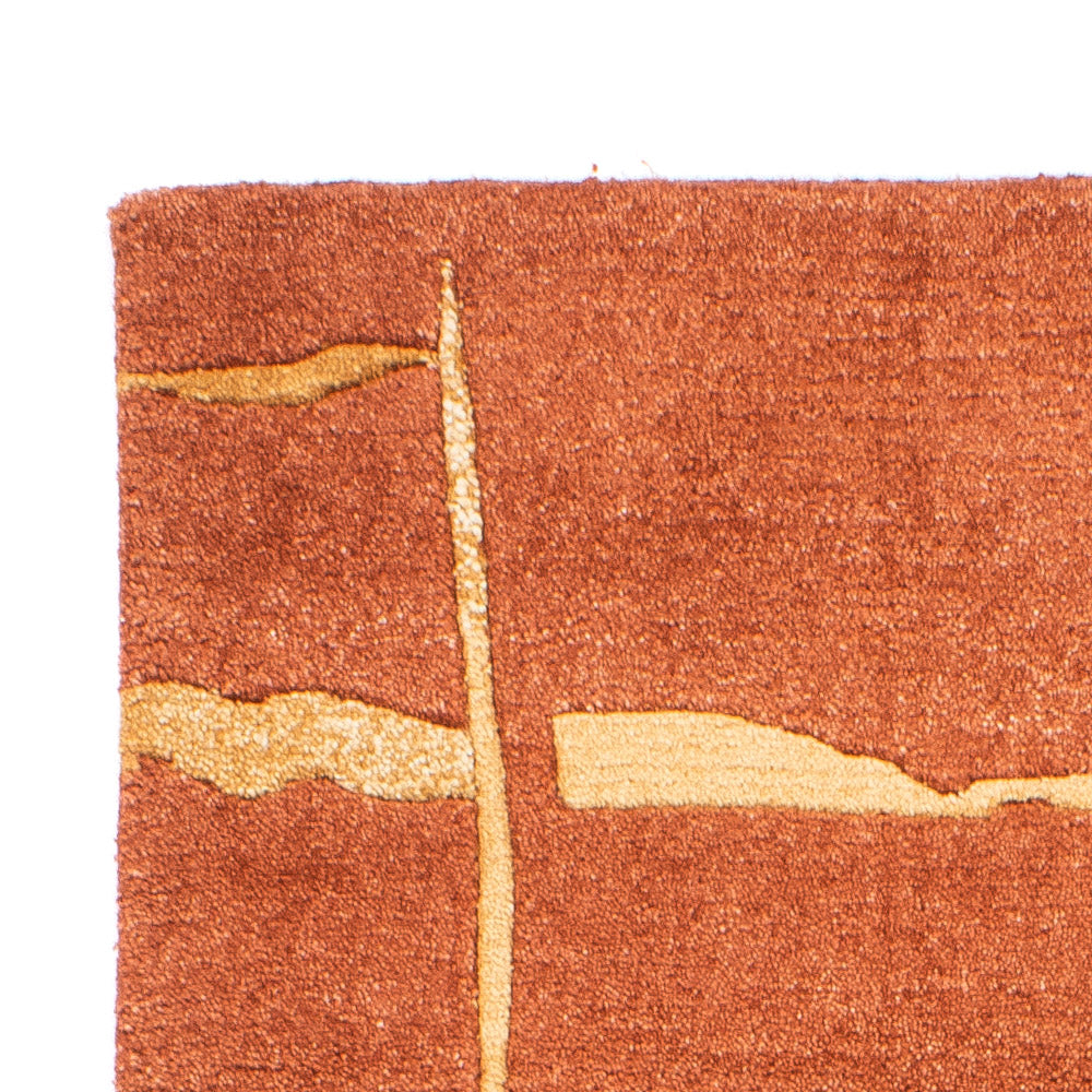 Nepal Teppich - 162 x 92 cm - braun