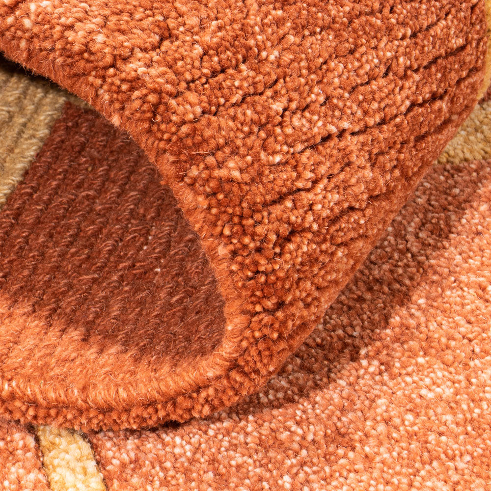 Nepal Teppich - 162 x 92 cm - braun