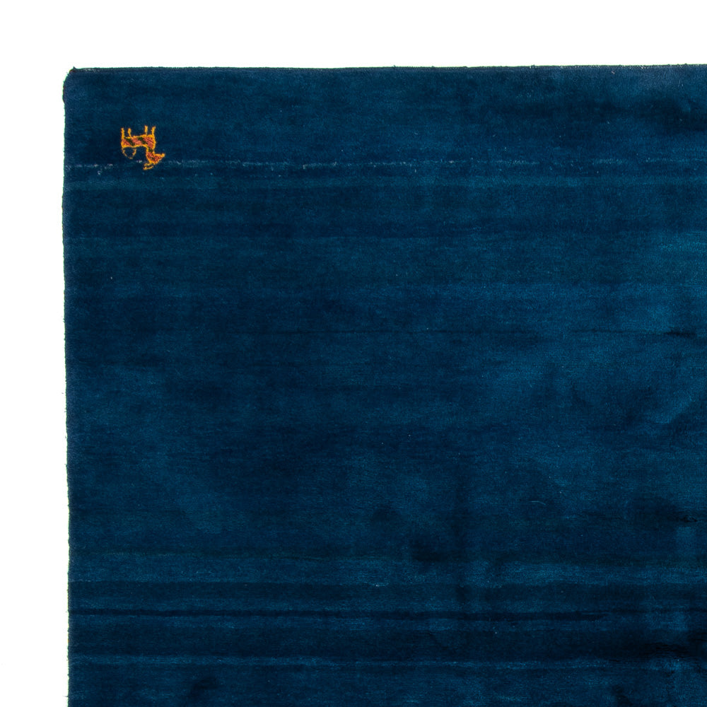 Gabbeh Teppich - Indus quadratisch - 261 x 246 cm - dunkelblau