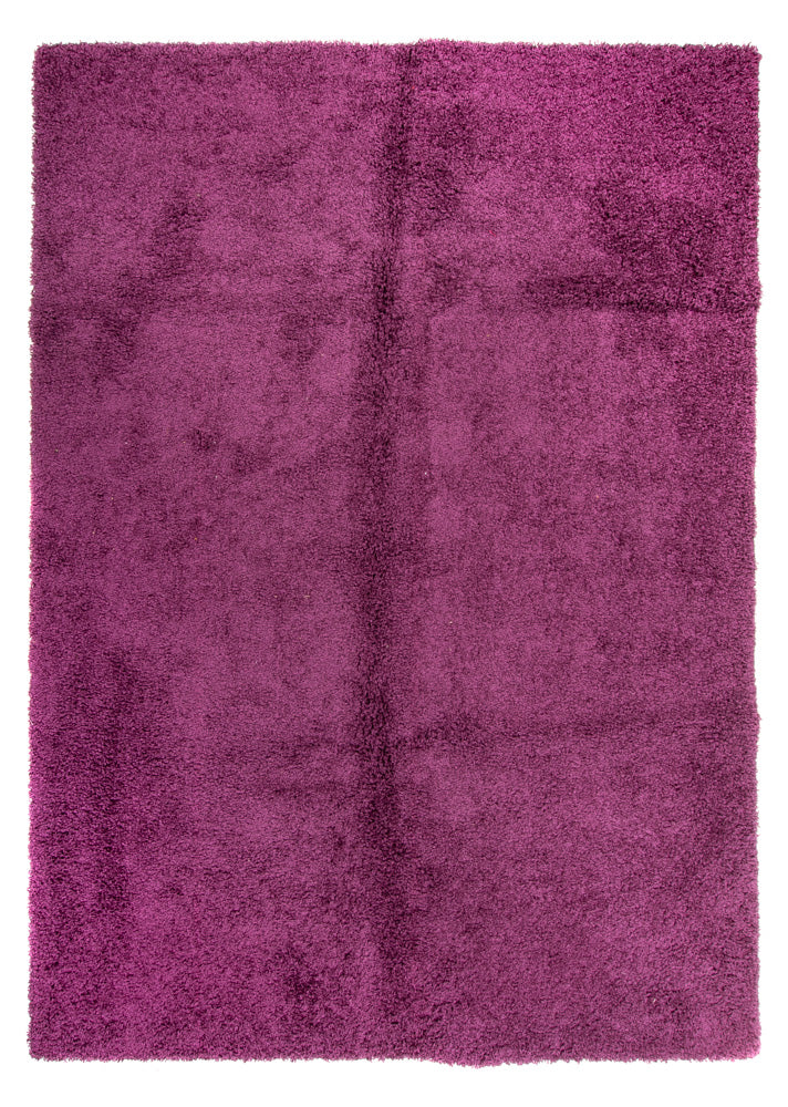 Hochflor Teppich - 290 x 200 cm - violett