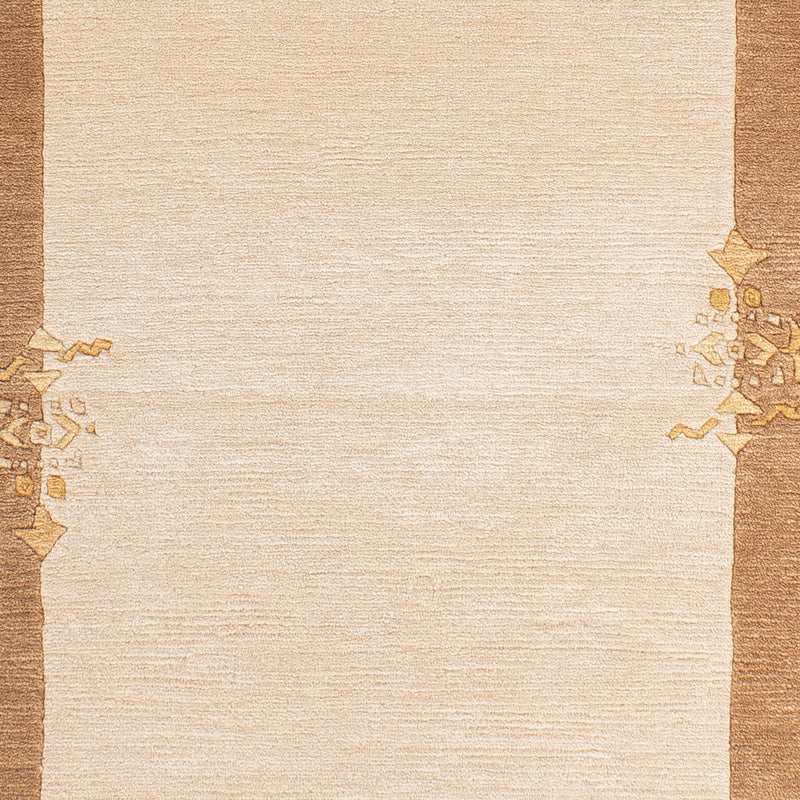 Nepal Teppich - Royal - 139 x 72 cm - beige