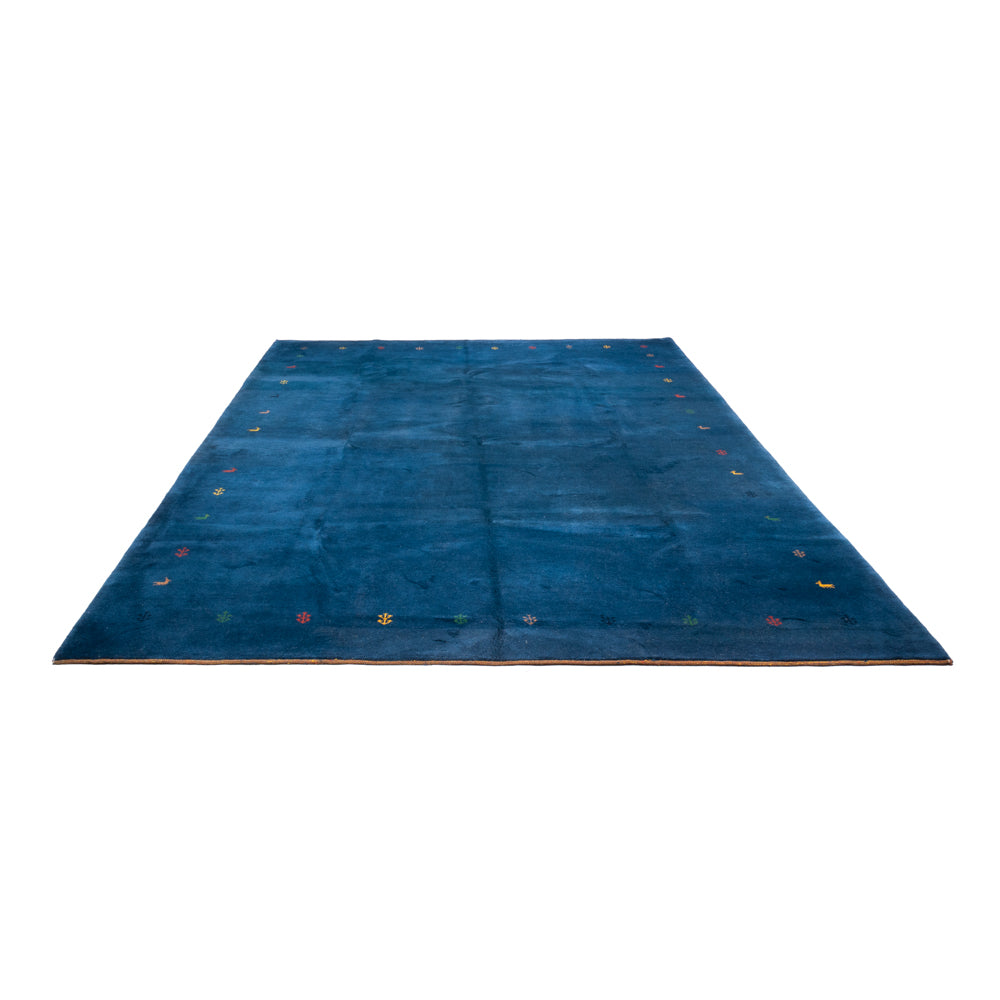 Gabbeh Teppich - Indus - 395 x 309 cm - blau