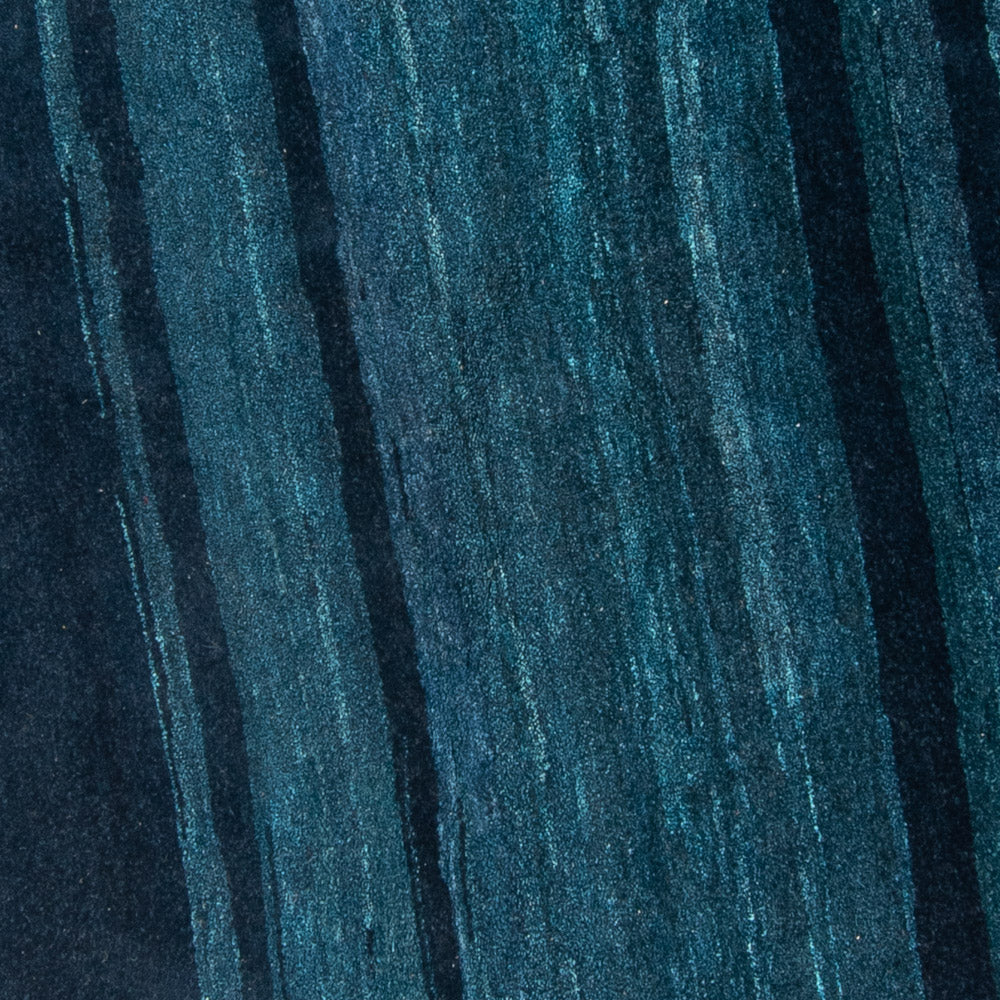 Gabbeh Teppich - Indus rund - 200 x 200 cm - blau