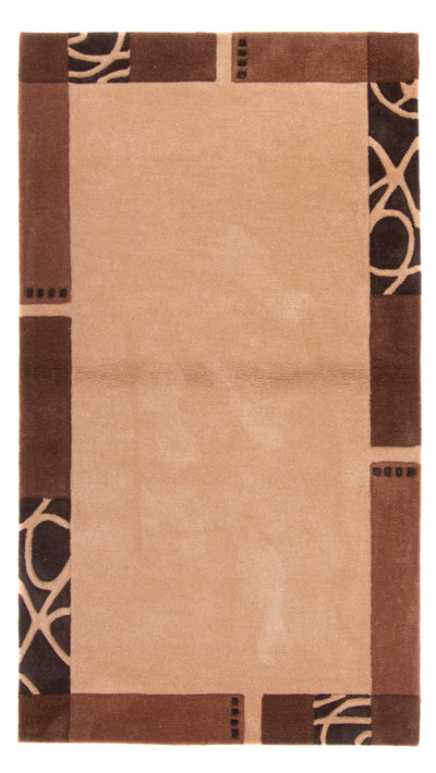 Tapis 90x160cm - Tapis en laine - marron