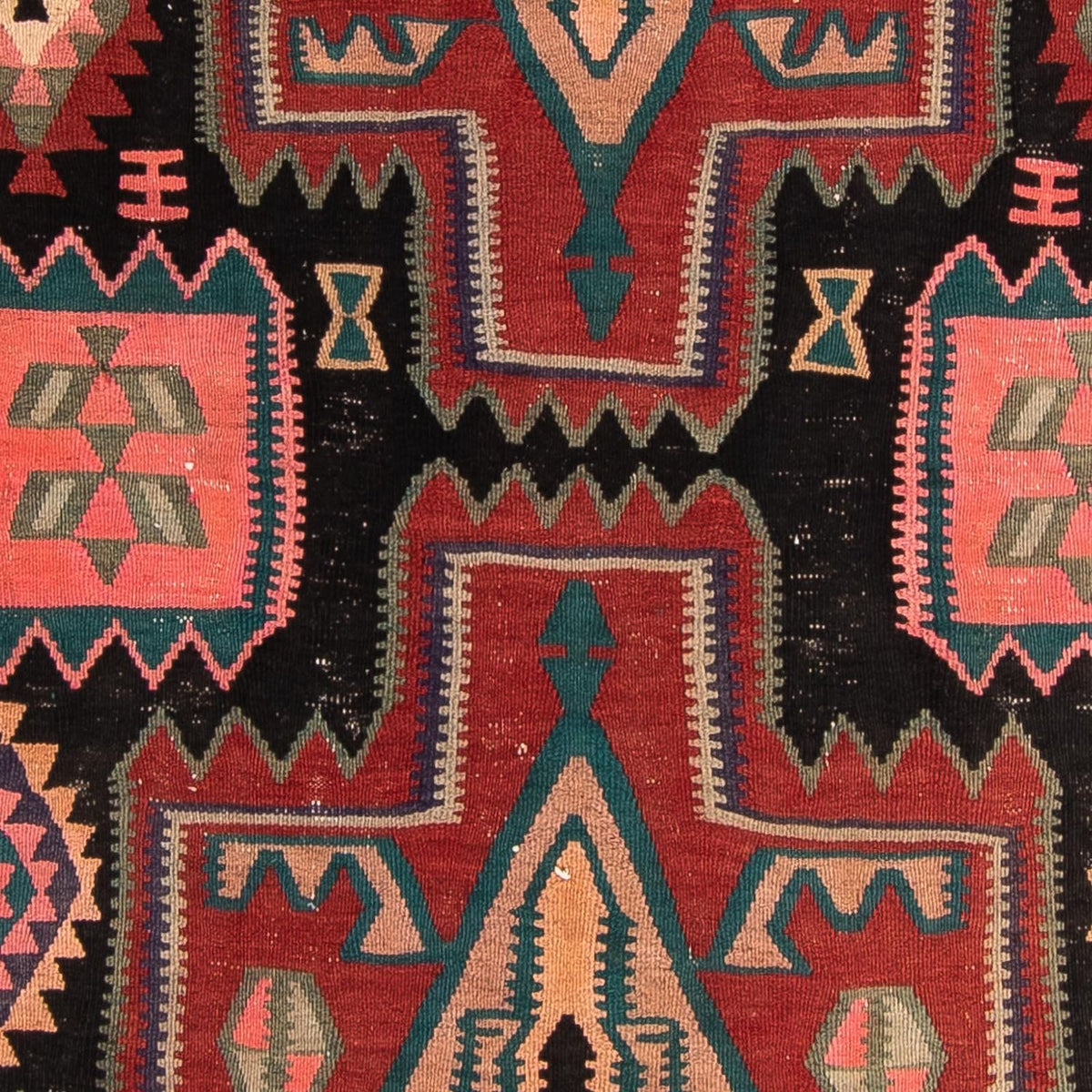 Kelim Teppich - Old 300 x 140 cm - mehrfarbig