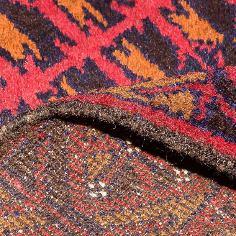 Belutsch Teppich 129 x 77 cm - rot