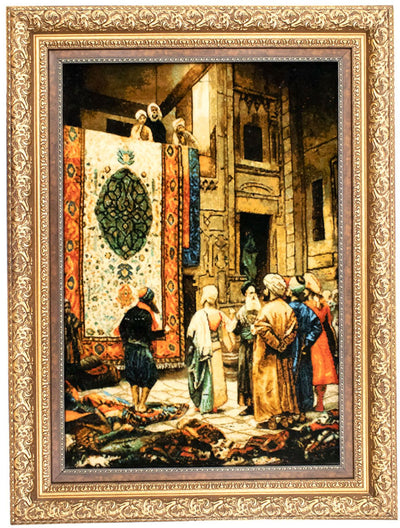 Bild-Teppich 80x103cm - Orientteppich