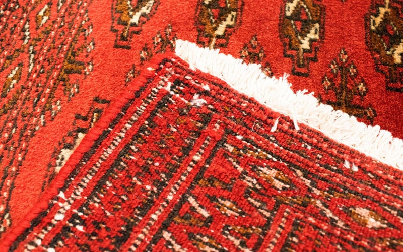 Turkaman Teppich 100 x 50 cm - rot