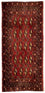 Turkaman Teppich 130 x 60 cm - rot