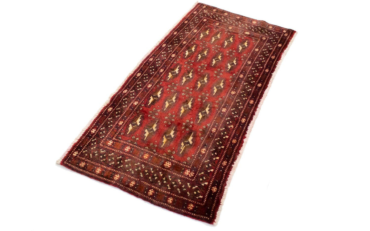 Turkaman Teppich 130 x 60 cm - rot