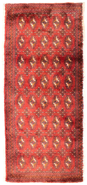 Turkaman Teppich 130 x 60 cm - rost