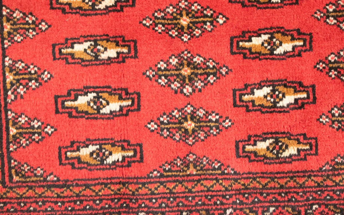 Turkaman Teppich 130 x 60 cm - rot