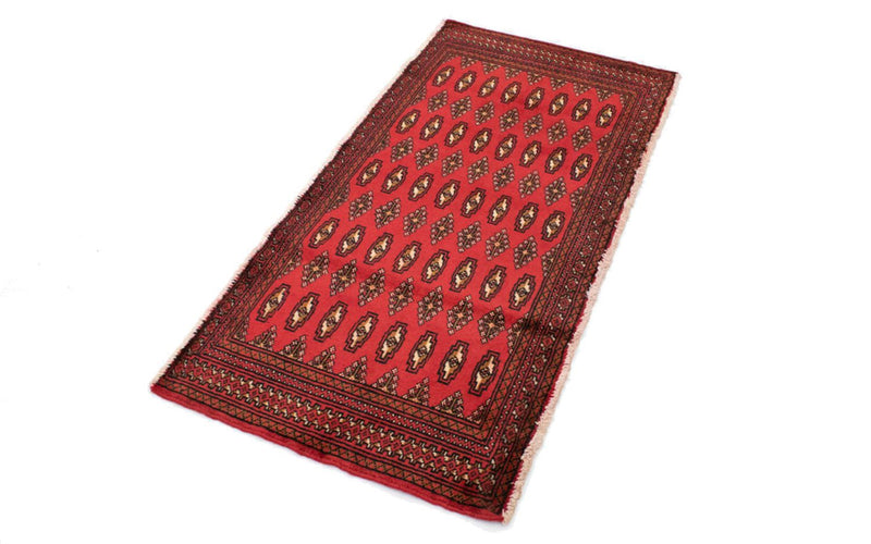 Turkaman Teppich 130 x 60 cm - rot