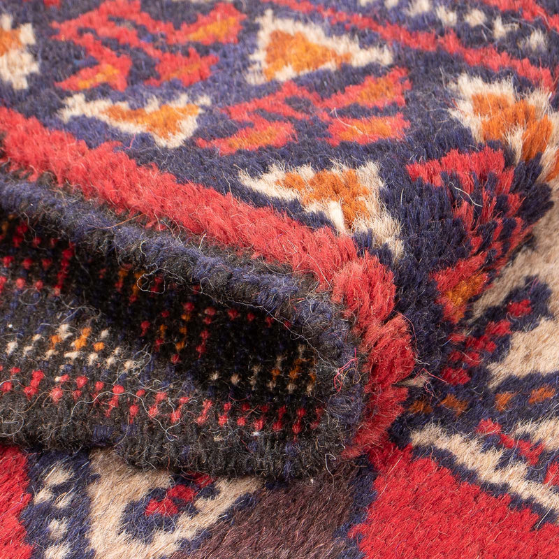 Belutsch Teppich - Gebetsteppich - 127 x 80 cm - rot