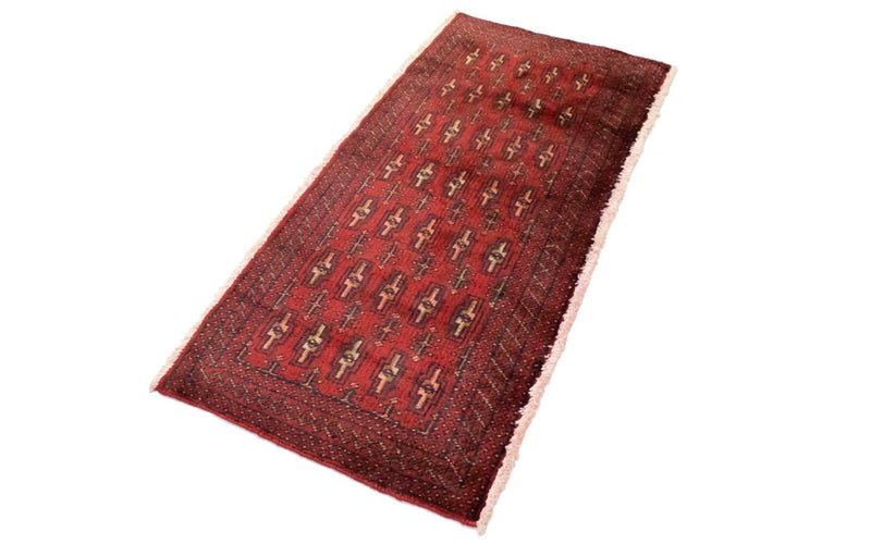 Turkaman Teppich 130 x 60 cm - rot