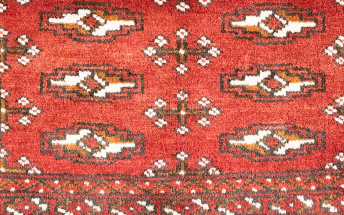 Turkaman Teppich 100 x 50 cm - rot