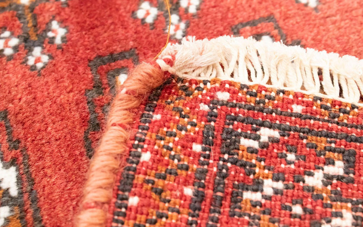 Turkaman Teppich 100 x 50 cm - rot
