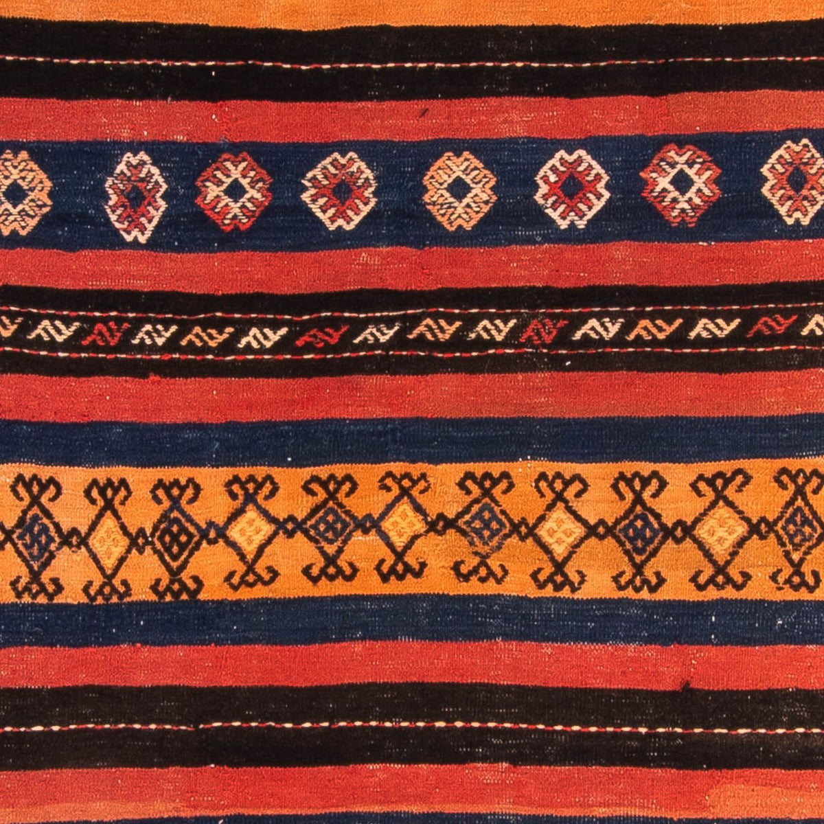 Kelim Teppich - Old 200 x 150 cm - mehrfarbig