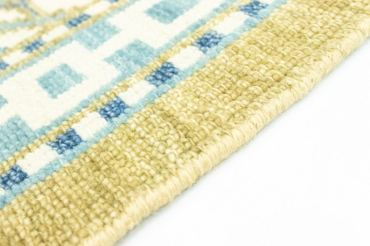 Designer Teppich 92 x 59 cm - beige