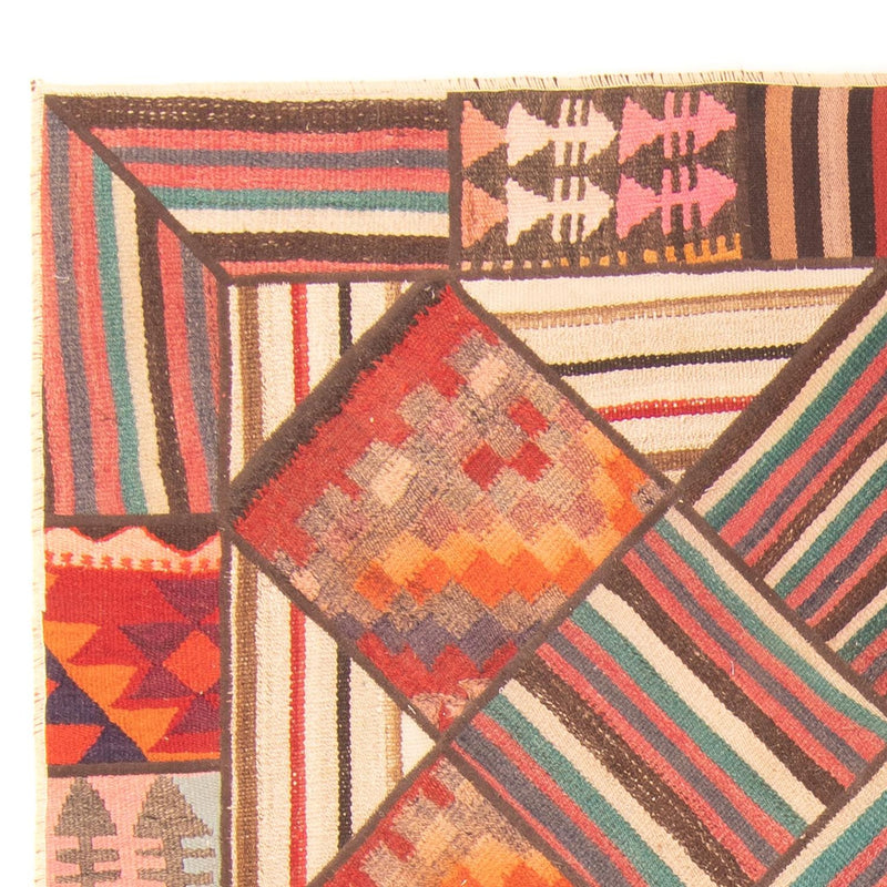 Patchwork Teppich 200 x 150 cm - mehrfarbig