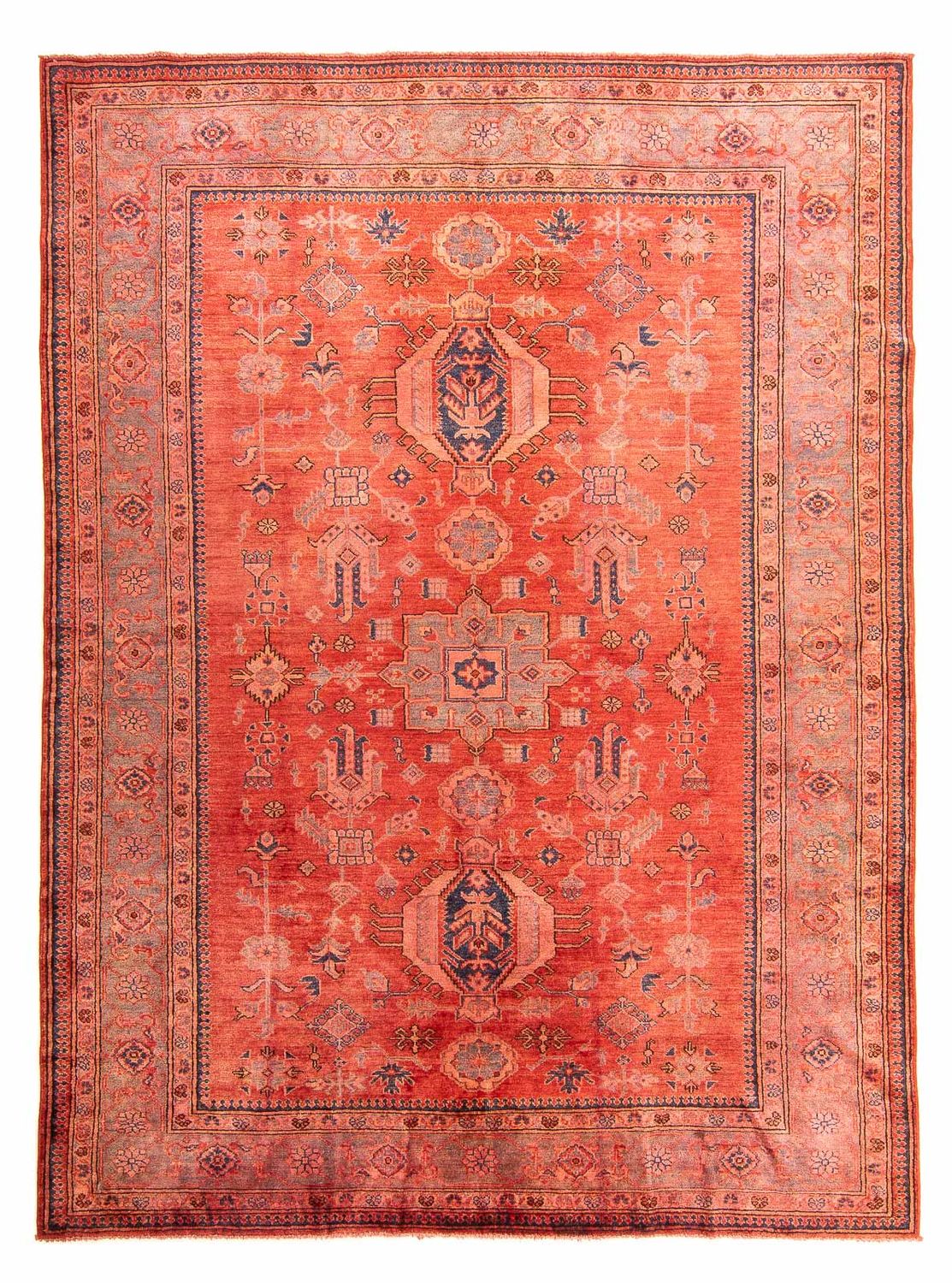 Orientteppich 244 x 183 cm - hellrot