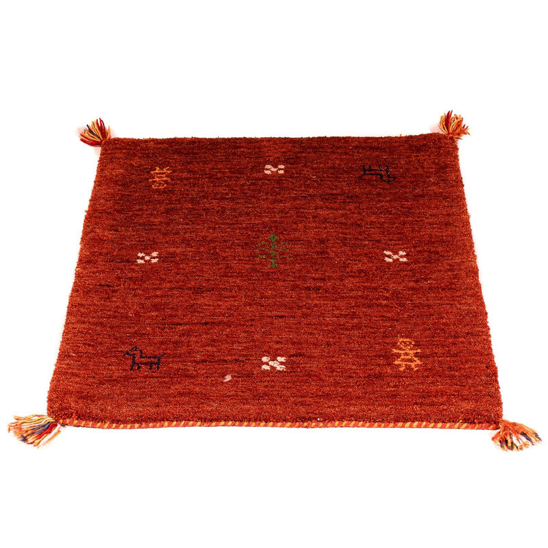 Gabbeh Teppich - Indus 90 x 60 cm - dunkelrot