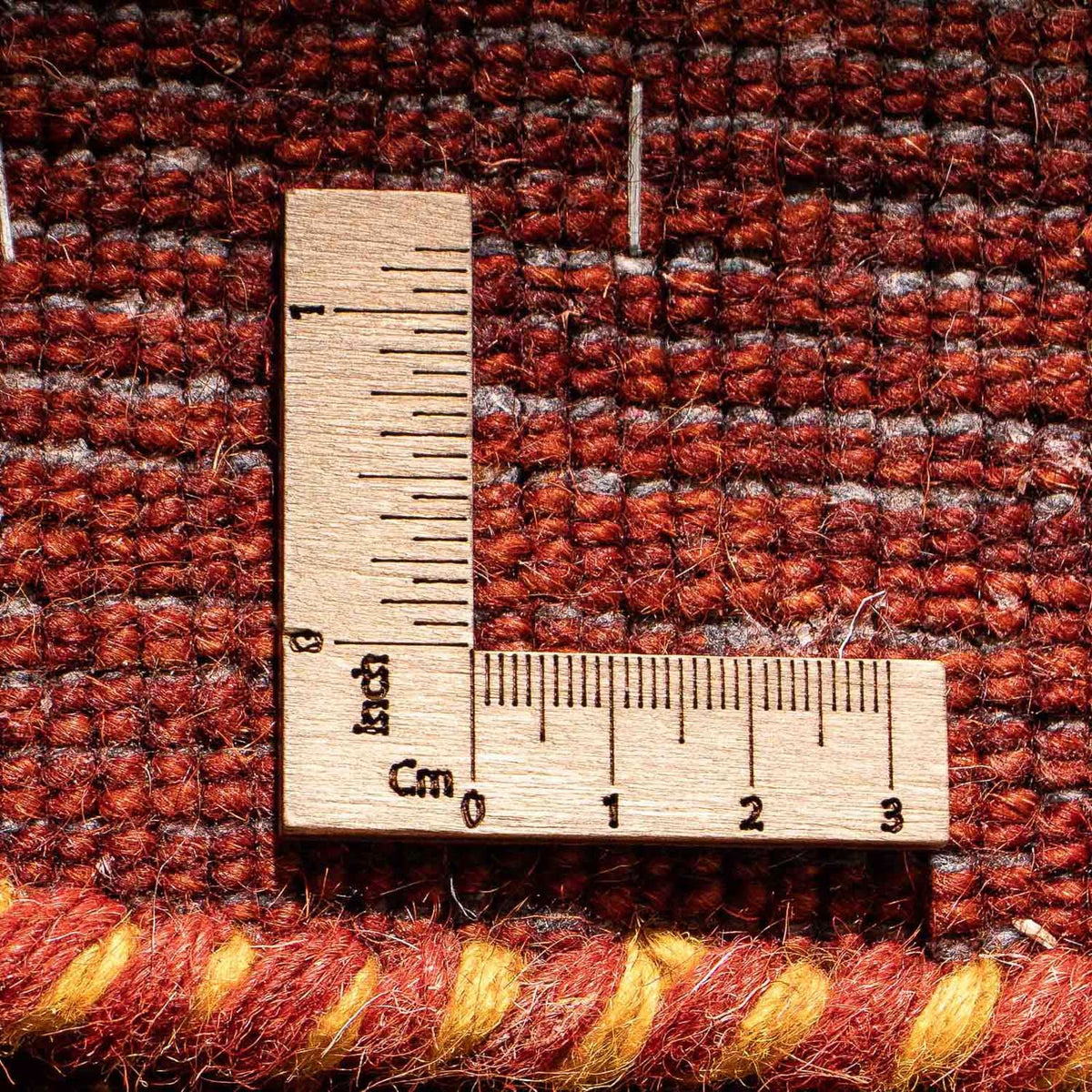 Gabbeh Teppich - Indus 90 x 60 cm - dunkelrot