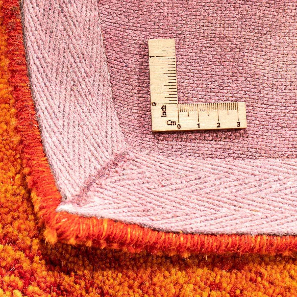 Wollteppich 226 x 160 cm Wohnzimmer Teppich