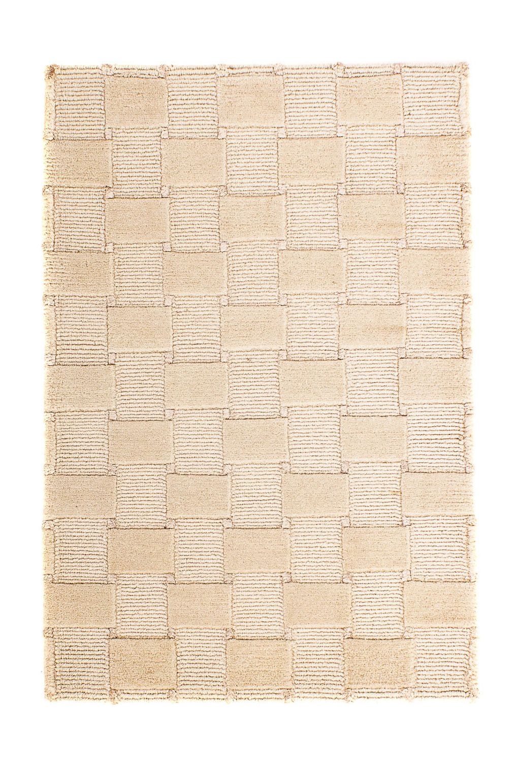 Nepal Teppich 90 x 60 cm - beige