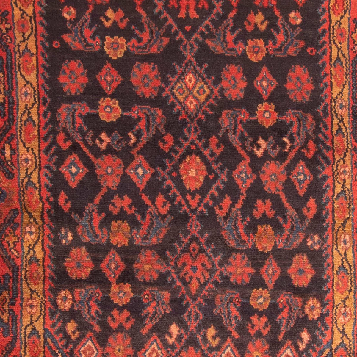 Perserteppich - Nomadic 167 x 113 cm - dunkelblau