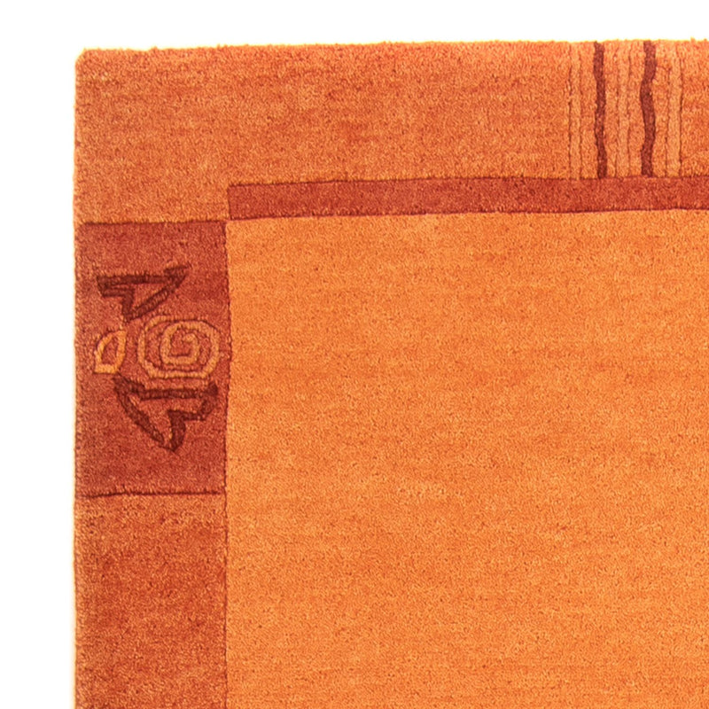 Nepal Teppich 180 x 117 cm - orange