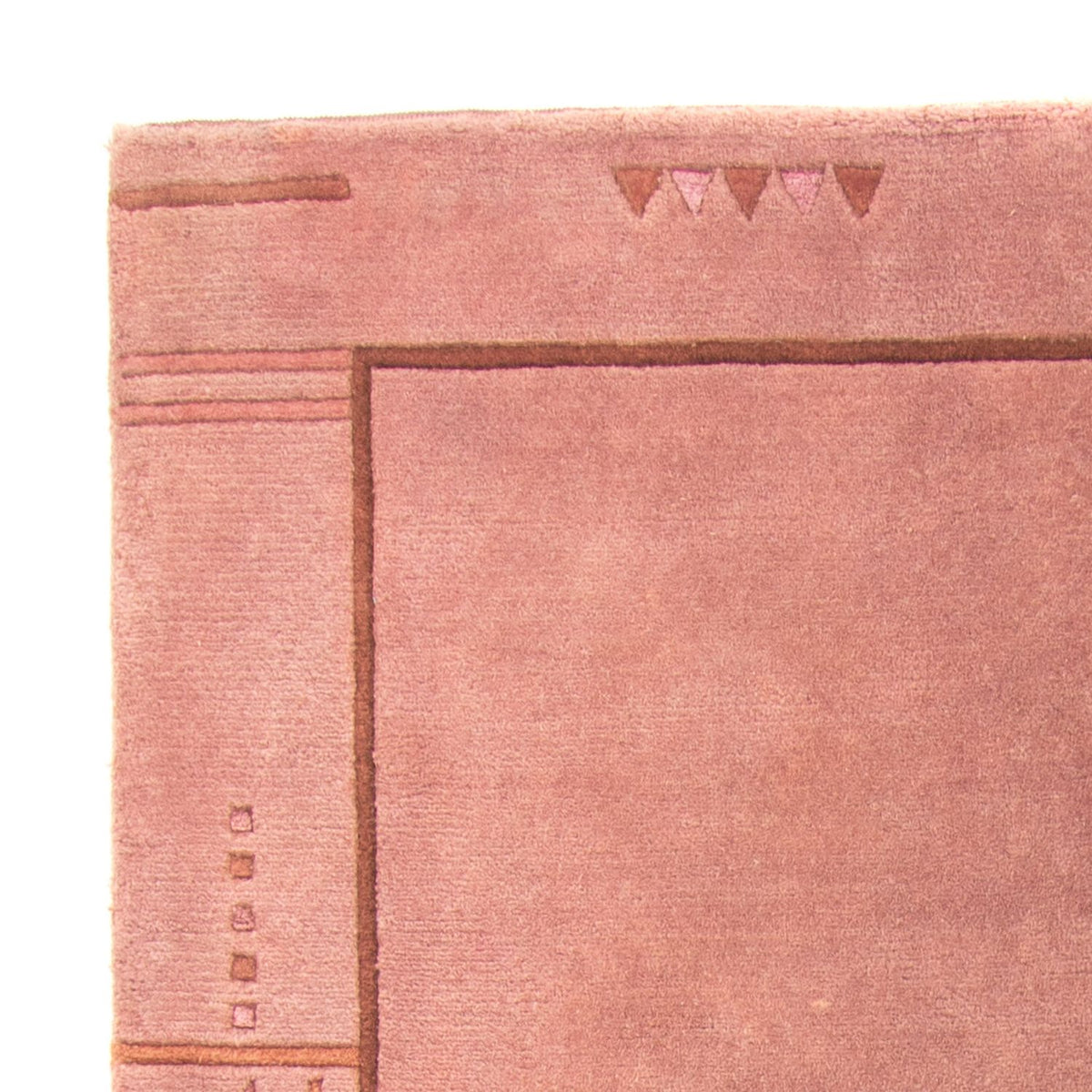 Nepal Teppich 223 x 160 cm - hellbraun