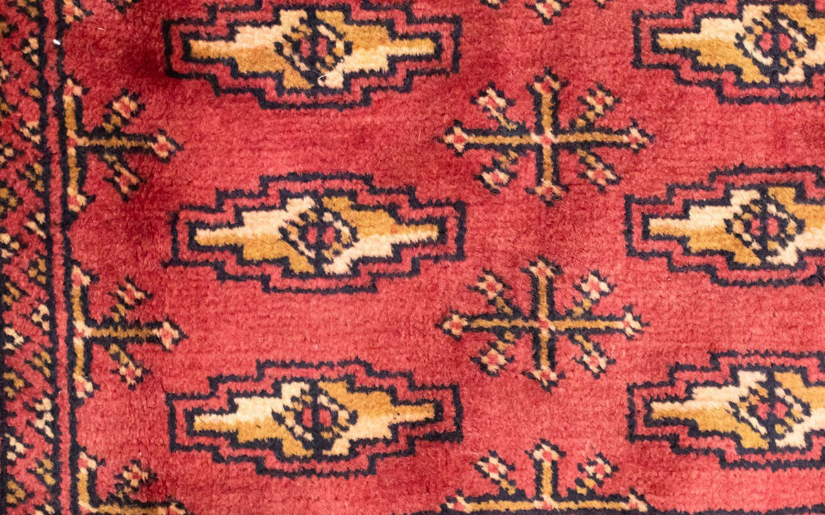Turkaman Teppich 130 x 60 cm - rot