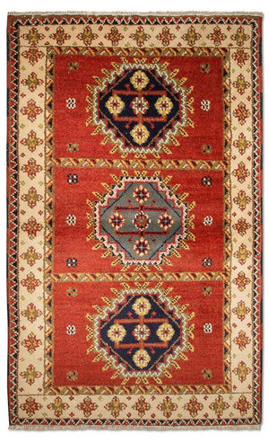 Orientteppich 153 x 93 cm - rot