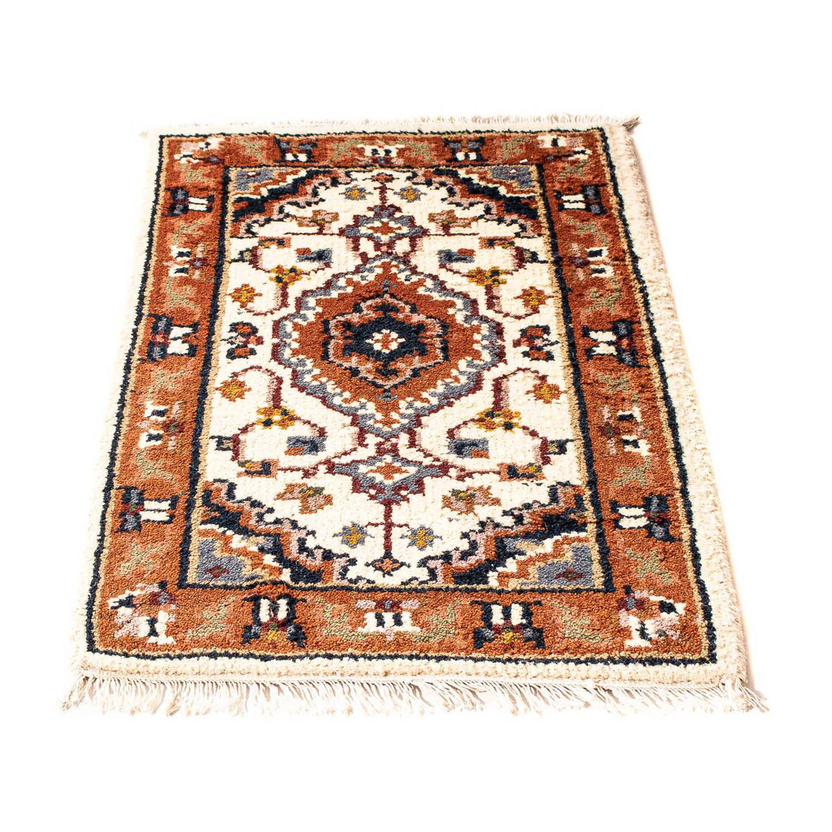 Orientteppich - Bidjar - Indus 90 x 60 cm - beige