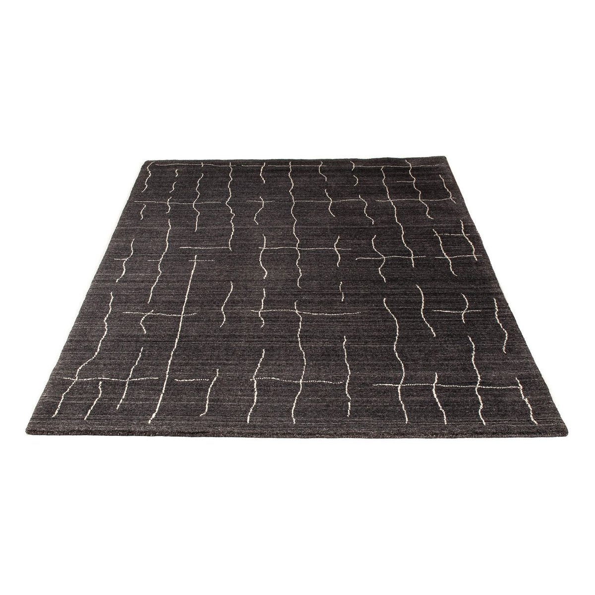 Gabbeh Teppich - Loribaft Indus 200 x 142 cm - dunkelbraun