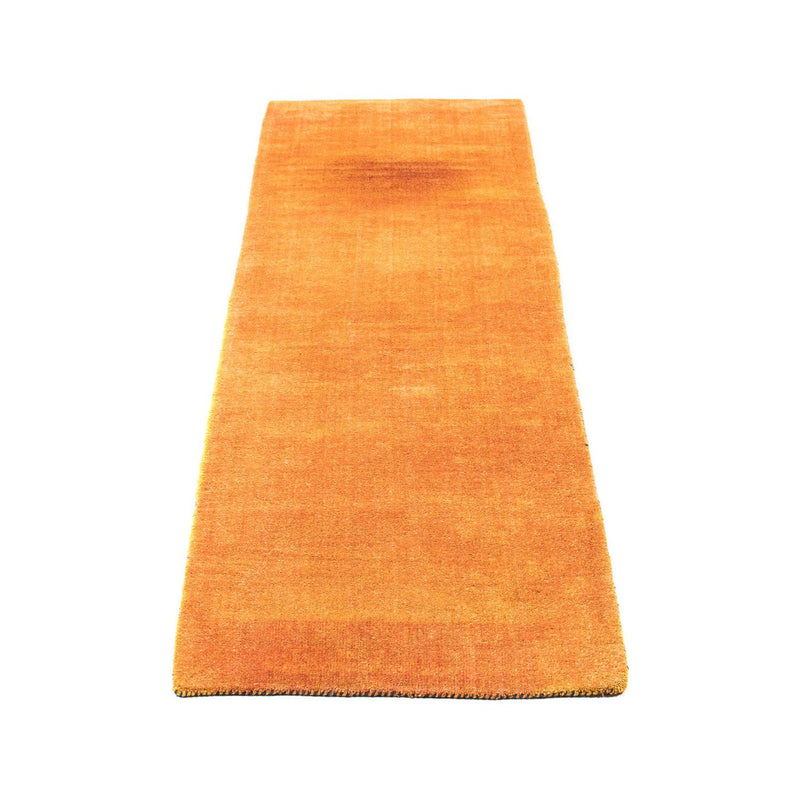 Gabbeh Teppich - Loribaft Softy 395 x 80 cm - orange