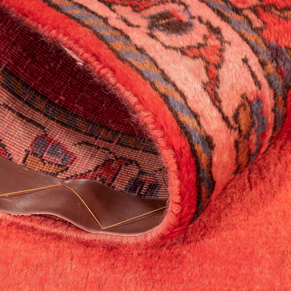 Orientteppich 124 x 63 cm - dunkelrot