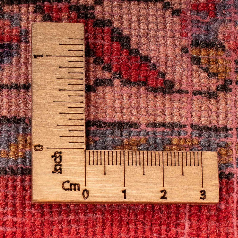 Orientteppich 124 x 63 cm - dunkelrot