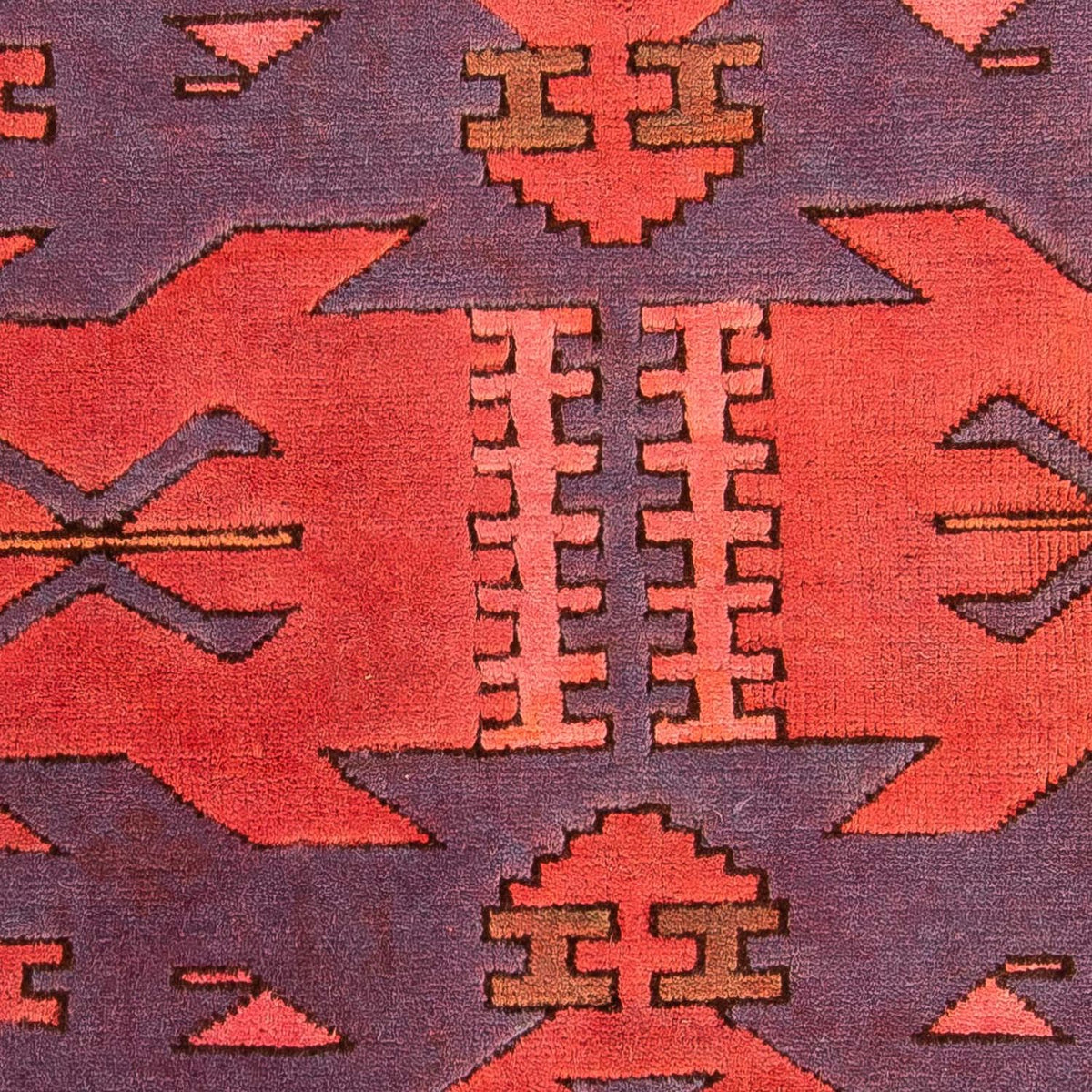 Orientteppich 190 x 150 cm - hellrot