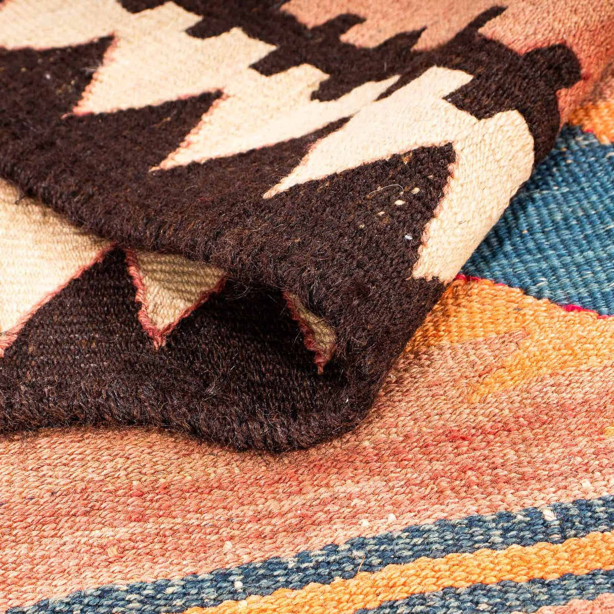 Kelim Teppich - Old 260 x 140 cm - mehrfarbig